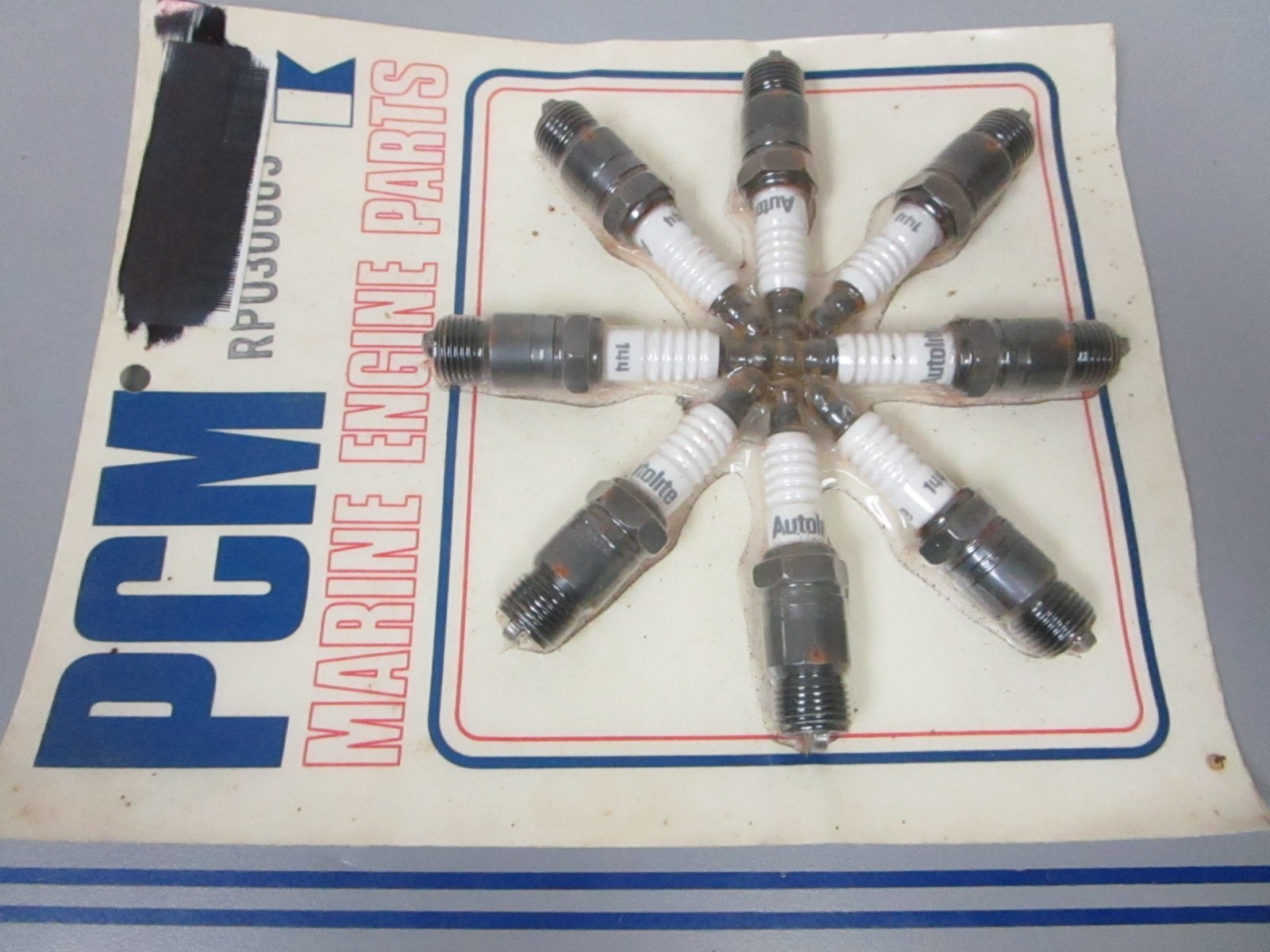 NEW OEM RP030003 Pleasure Craft Marine PCM Autolite #144 Spark Plug Set 0720 NEW OEM RP030003 Pleasure Craft Marine PCM Autolite #144 Spark Plug Set 0720