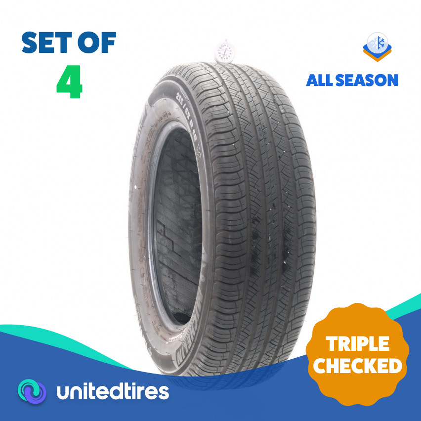 Set of (4) Used 235/65R18 Michelin Latitude Tour HP J LR 110V - 7.5/32