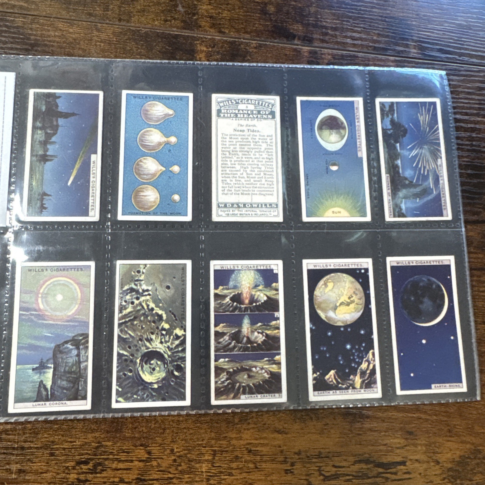 1928 Wills Romance of The Heavens Full Set Sleeved 50 Cards