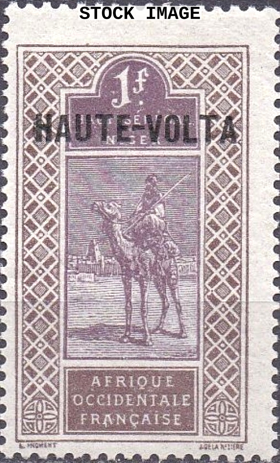 [OOS] Upper Volta #YT15 MH 1920 Targui Nomad Dromedary Camel Rider [26]
