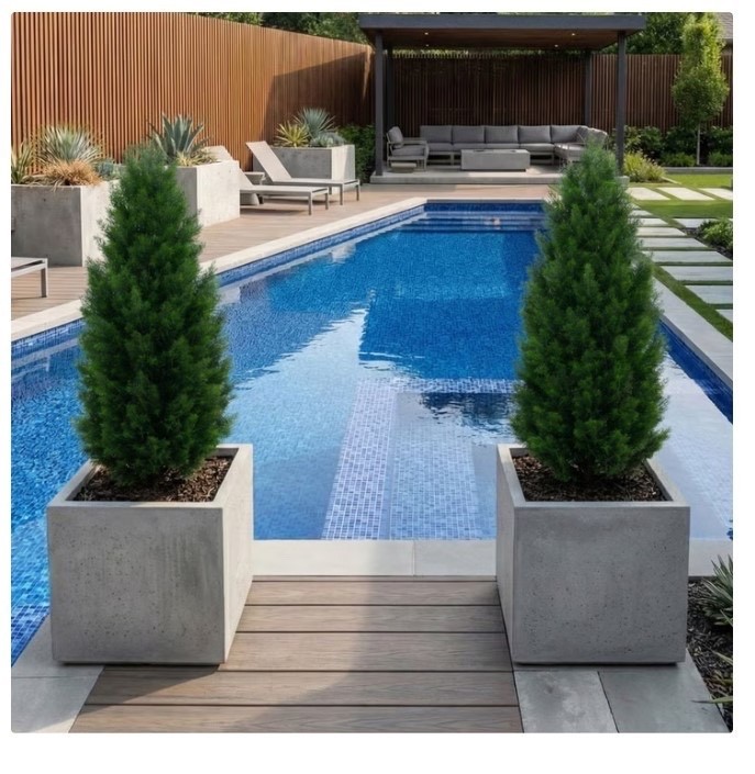 2 Pack Nearly Natural Faux 4' UV Resistant Cedar Tree Indoor and Outdoor new