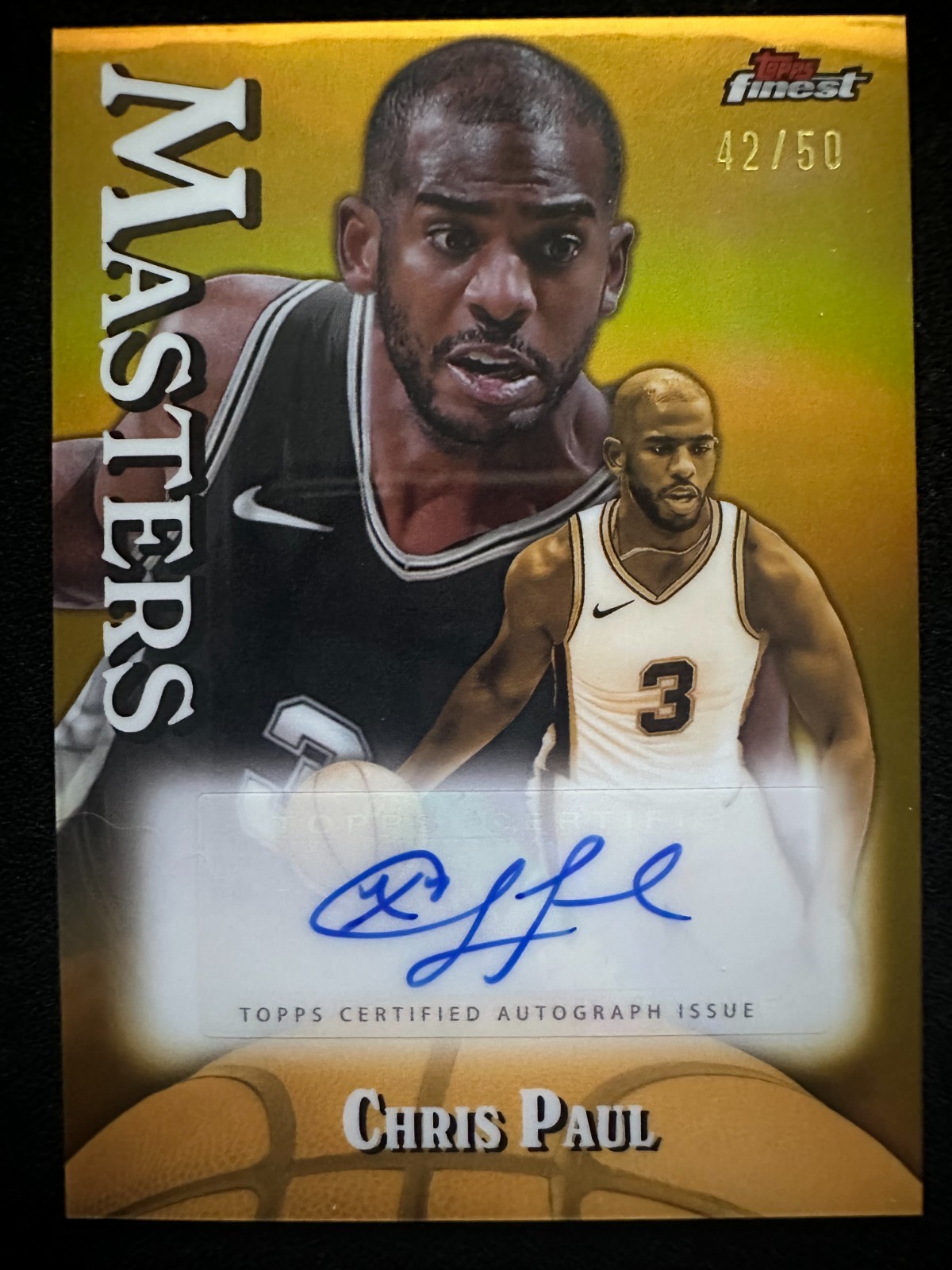 2025 Chris Paul Topps Finest Masters Autograph /50