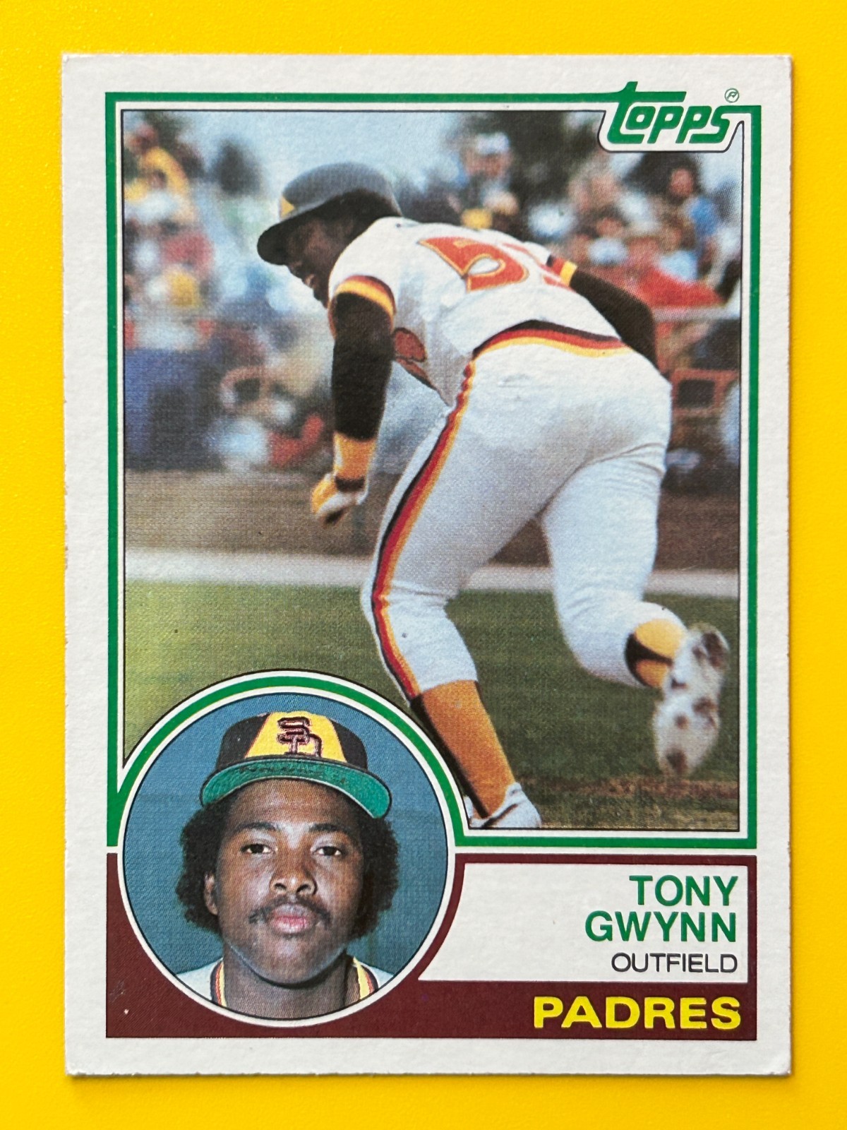 Tony Gwynn Rookie Card 1983 Topps #482 Tony Gwynn Rookie Card 1983 Topps #482