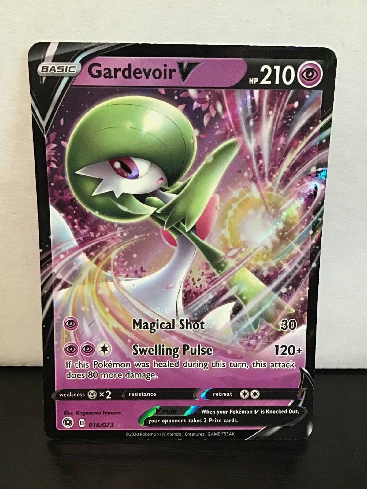 Gardevoir V 016/073 Holo Ultra Rare Pokemon Champion's Path