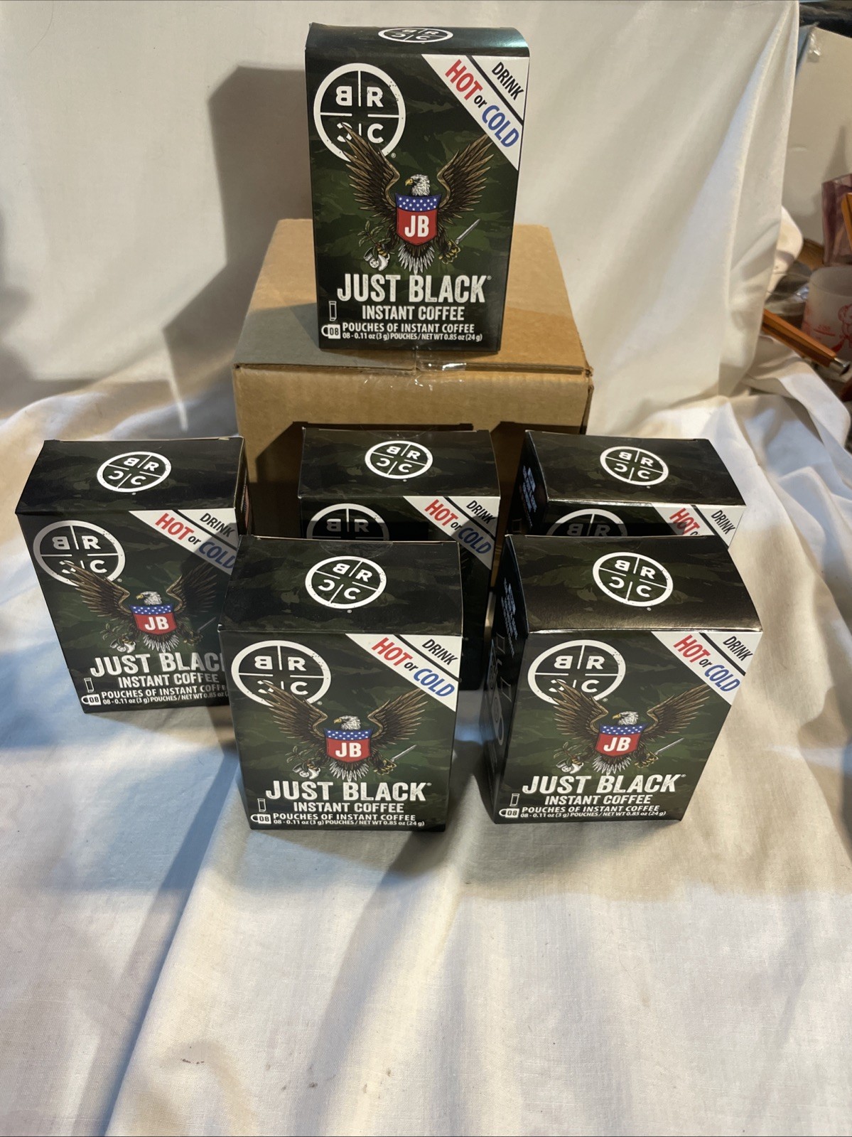 Black Rifle Coffee Company Just Black Instant 48 Pouches (6 Boxes) Black Rifle Coffee Company Just Black Instant 48 Pouches (6 Boxes)