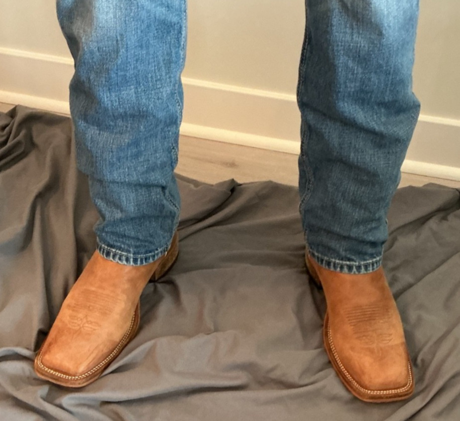 Justin Caddo Men’s Brown Western Cowboy Boots Size 13D Justin Caddo Men’s Brown Western Cowboy Boots Size 13D