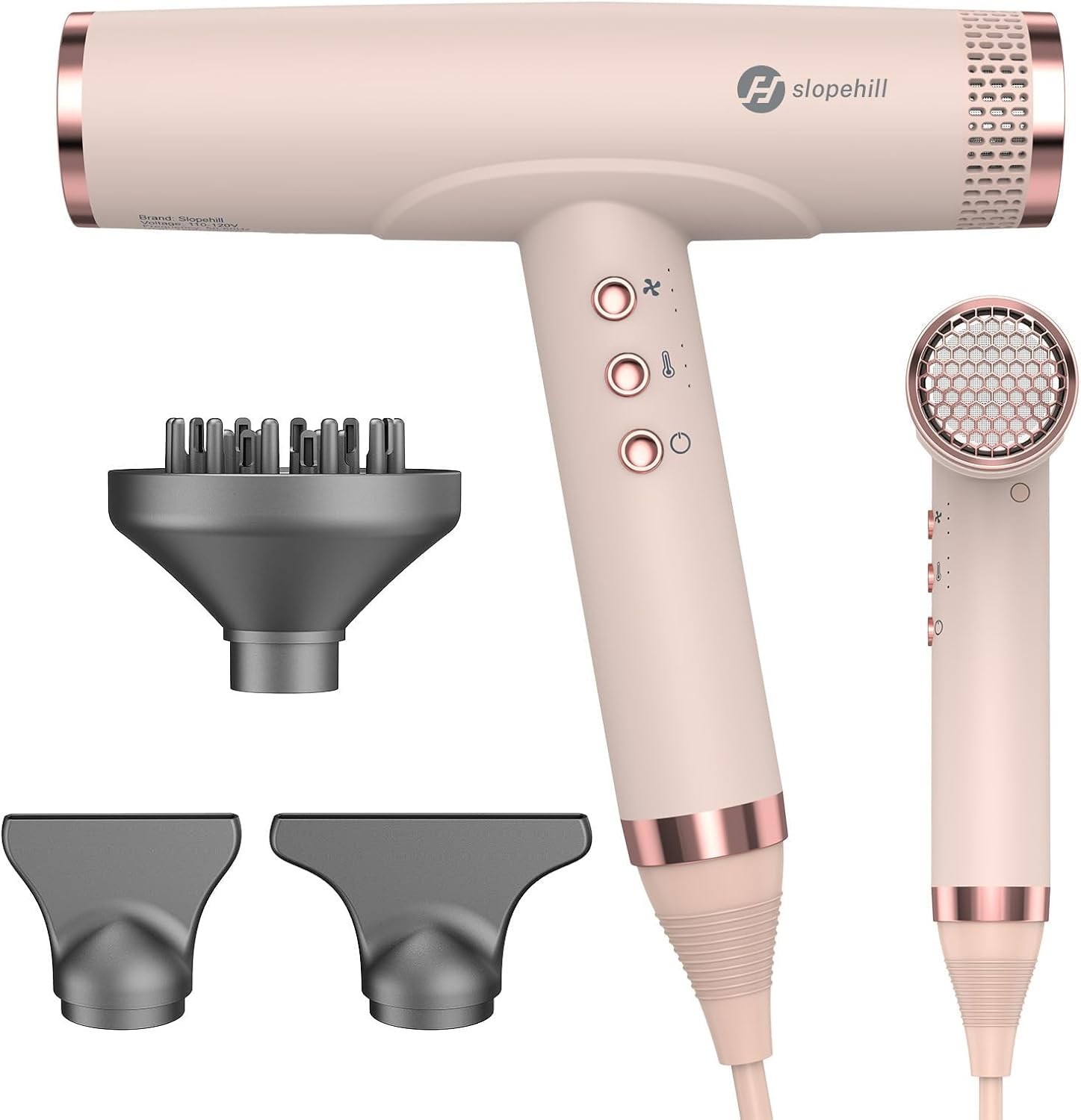 slopehill Professional Ionic Hair Dryer, High-Speed Blow Dryer with Brushless... slopehill Professional Ionic Hair Dryer, High-Speed Blow Dryer with Brushless...