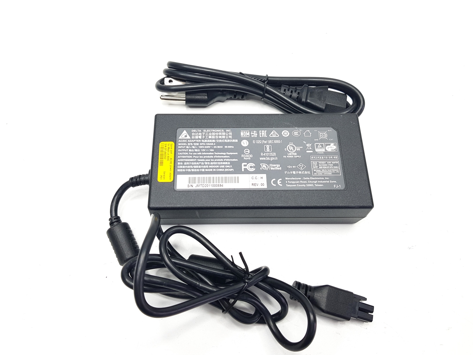Delta 120W 12V 10A AC Adapter Charger DPS-120AB-4 Delta 120W 12V 10A AC Adapter Charger DPS-120AB-4