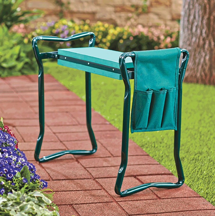 NEW 2-in-1 Cushioned Garden Kneeler and Seat - NEW 2-in-1 Cushioned Garden Kneeler and Seat -