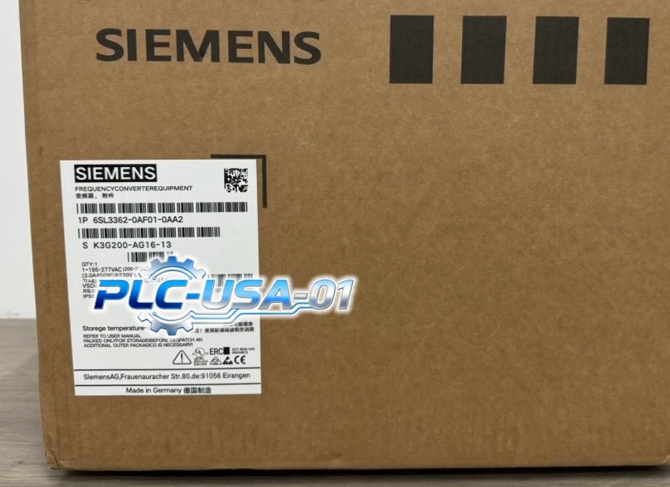 6SL3362-0AF01-0AA2 1PCS New Siemens 6SL3 362-0AF01-0AA2 50/60Hz Fast delivery