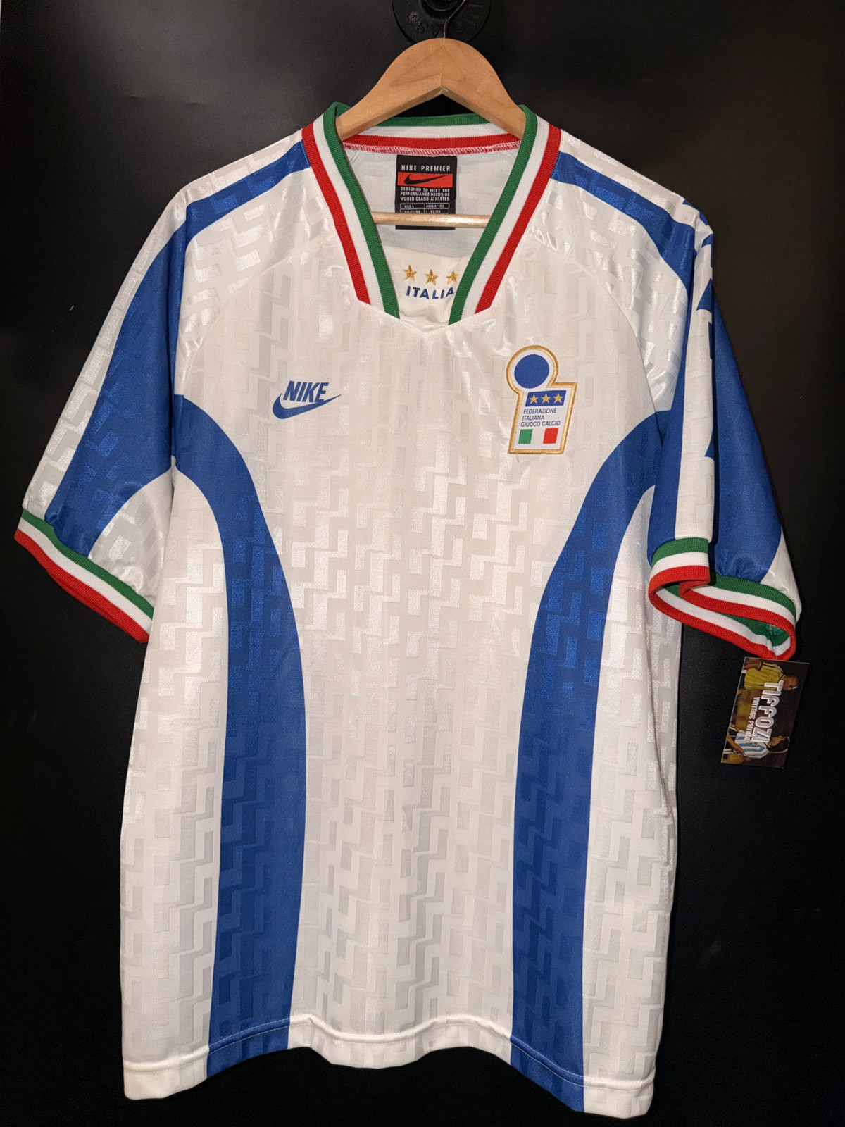 ITALY 1995-1996 ORIGINAL TRAINING JERSEY Size L
