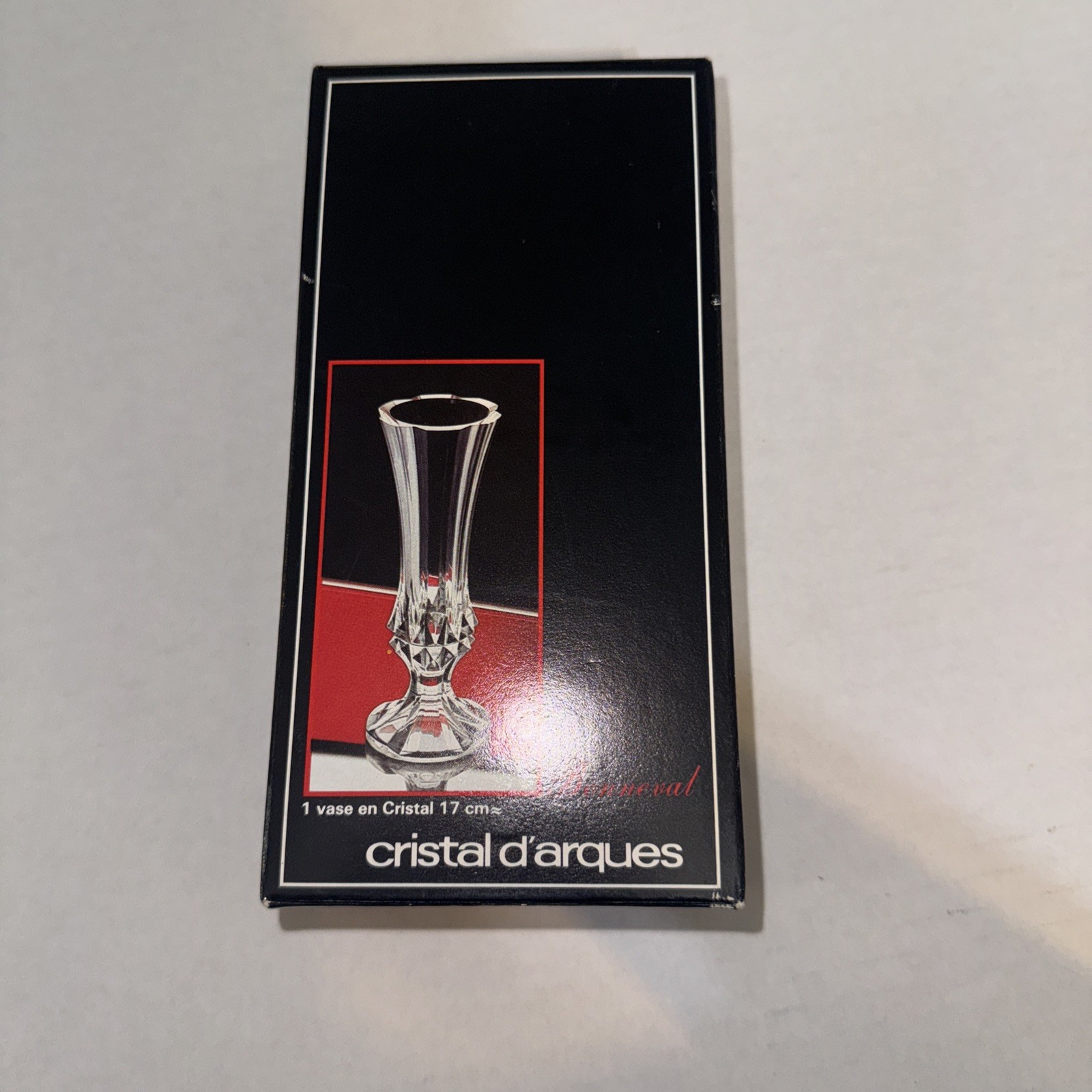 Cristal D\'Arque Bonneval Crystal Vase Made In France New In Box