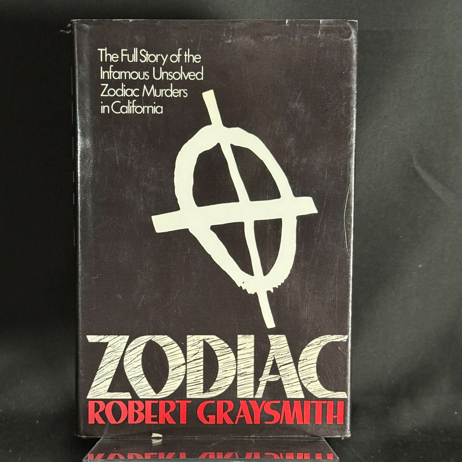 Zodiac Robert Graysmith 1986 First Edition 1st Printing Hardcover DJ True Crime