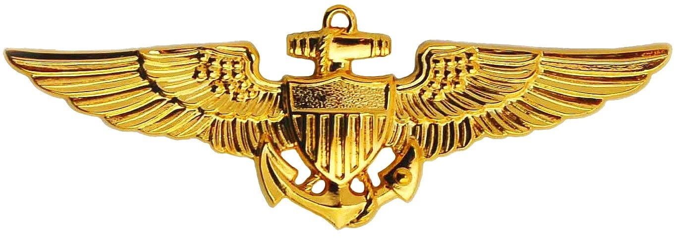 US Navy Aviation Wing Badge Naval Aviator Pilot Pin Insignia Gold Plated USN-AVB US Navy Aviation Wing Badge Naval Aviator Pilot Pin Insignia Gold Plated USN-AVB