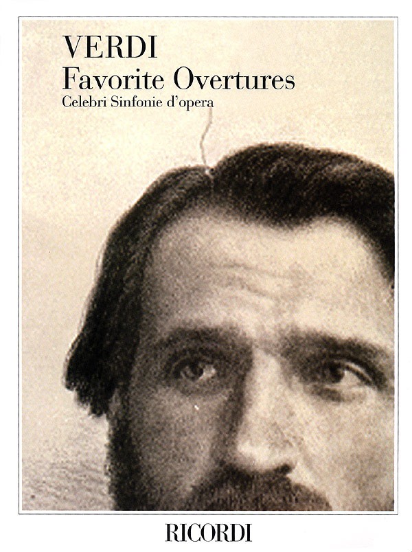 Verdi Favorite Overtures Preludes from Operas Full Score Vocal Sheet Music Book