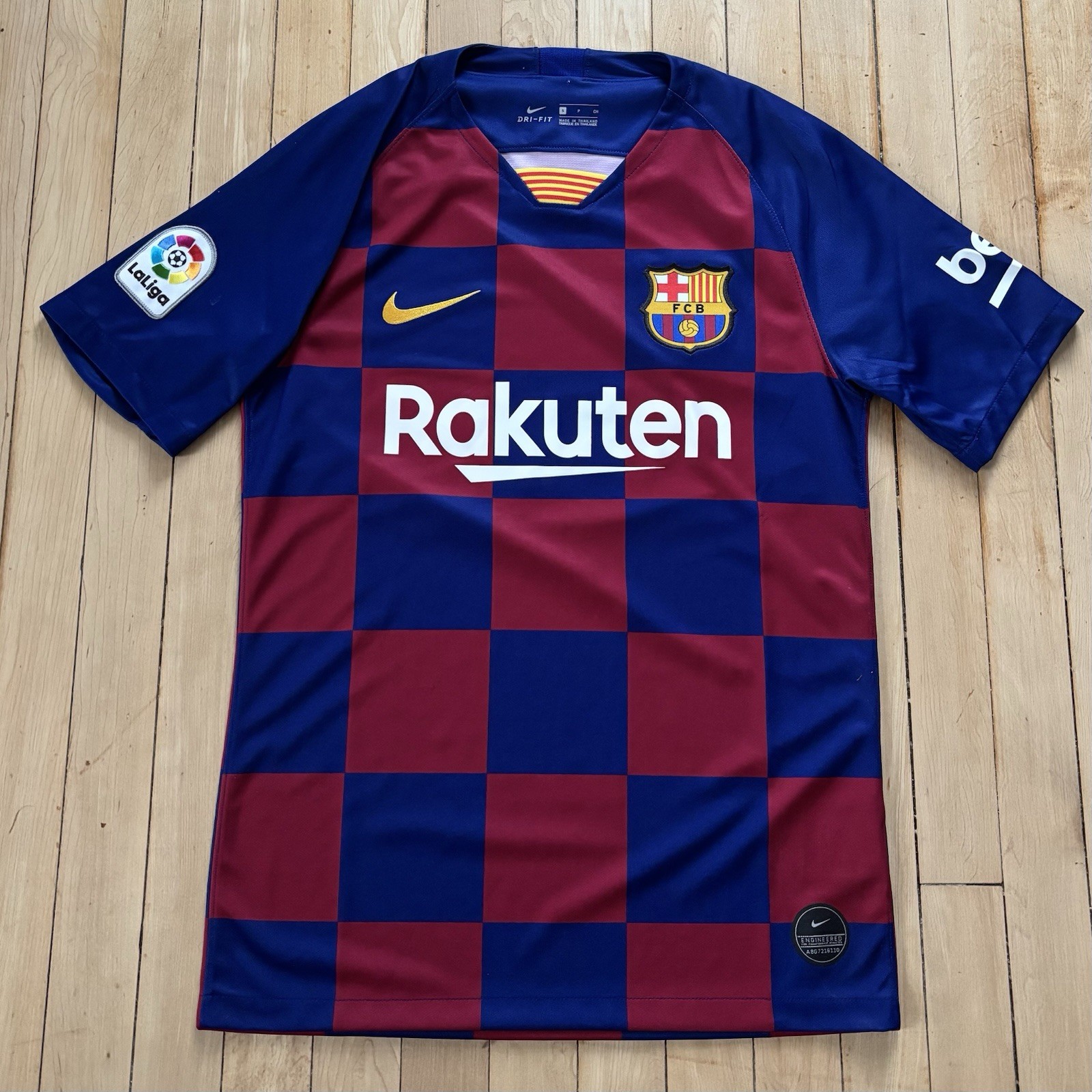 Nike FC Barcelona 2019/20 Home Soccer Jersey Kit Shirt Mens S Blue/Red LaLiga