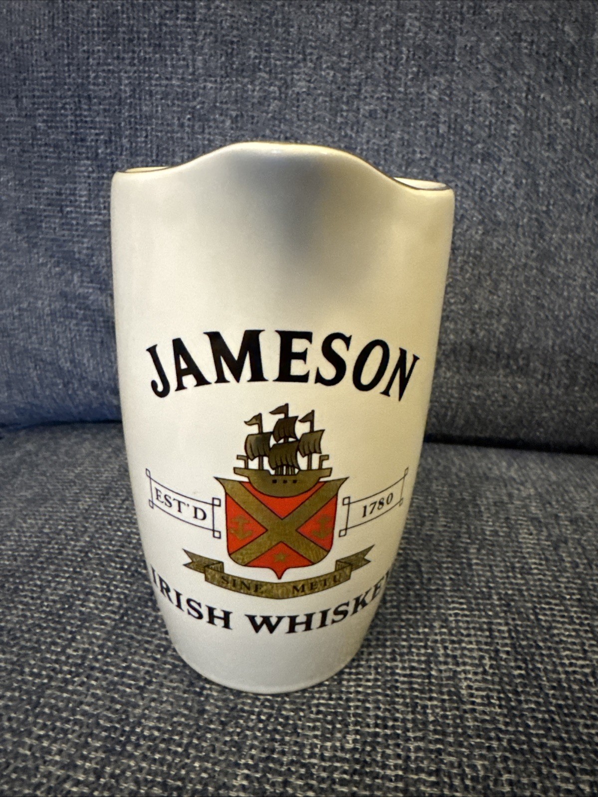 Vintage Jameson Irish Whiskey Ceramic Water Pitcher Wade England Vintage Jameson Irish Whiskey Ceramic Water Pitcher Wade England