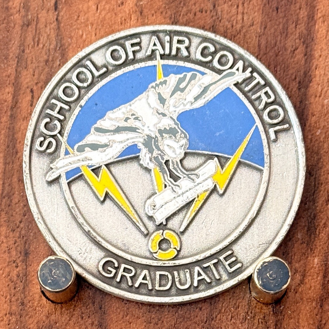 School Of Air Control Graduate Challenge Coin M#34 School Of Air Control Graduate Challenge Coin M#34