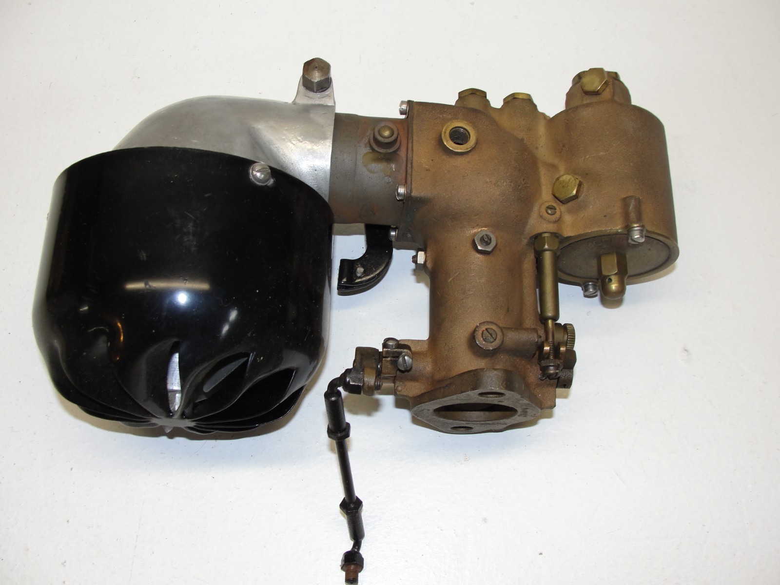 RARE 1927 STUDEBAKER BRASS UPDRAFT CARBURETOR OX-2 W/ AIR CLEANER RARE 1927 STUDEBAKER BRASS UPDRAFT CARBURETOR OX-2 W/ AIR CLEANER