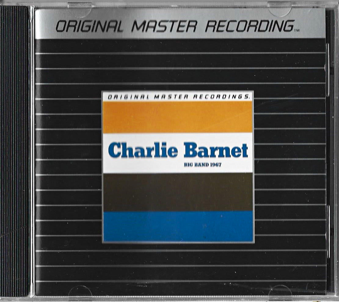 CHARLIE BARNET BIG BAND 1967 RARE OOP ORIGINAL MASTER RECORDING MFSL CD LIKE NEW