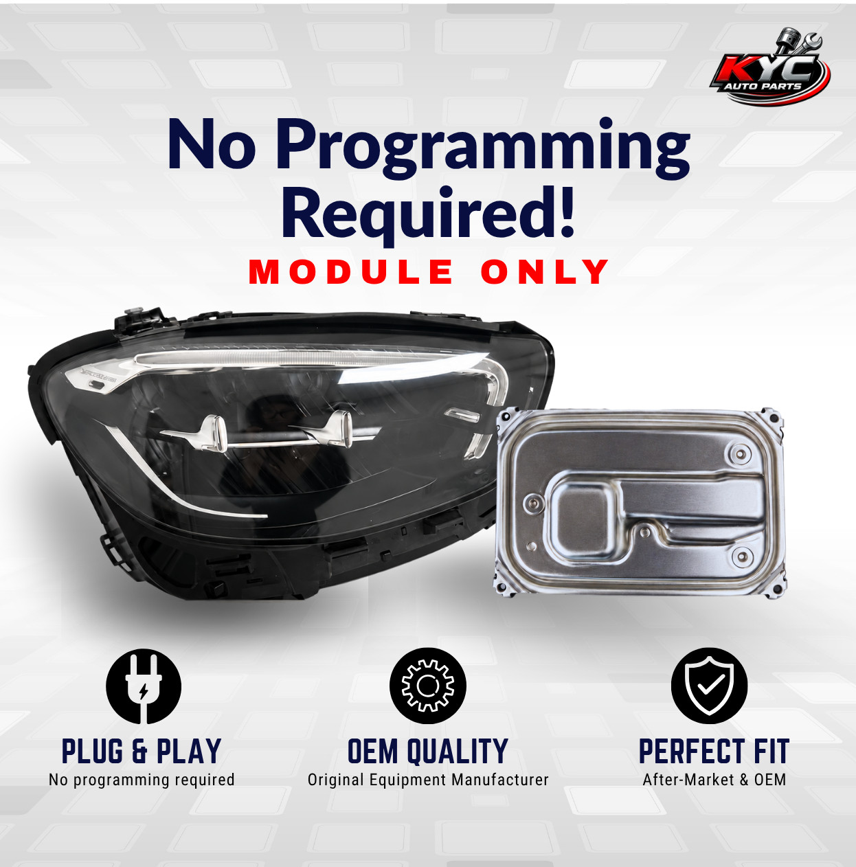 For 2021-2023 Headlight Control Module Benz E Class Right side Passenger side For 2021-2023 Headlight Control Module Benz E Class Right side Passenger side