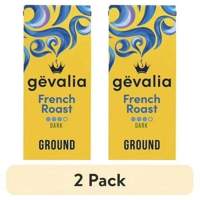 (2 pack) Gevalia French Roast Ground Coffee, 12 oz. Bag (2 pack) Gevalia French Roast Ground Coffee, 12 oz. Bag