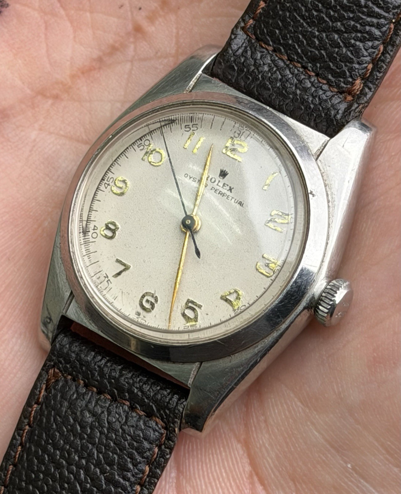 Vintage Rolex Oyster Perpetual Ref. 5050 Bubble Back 1940s/50s