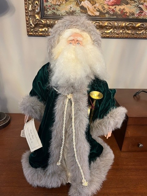 Vintage Vonnie Staton Winterland Santa Signed & Limited Edition 1986 Christmas