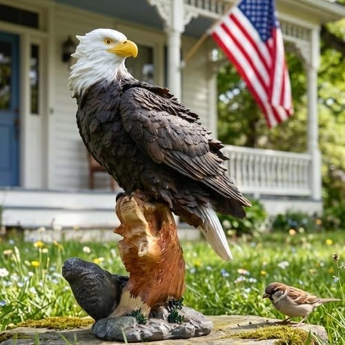 Bald Eagle Large Outdoor Statues Garden Decor Sculptures Statues Outdoor M