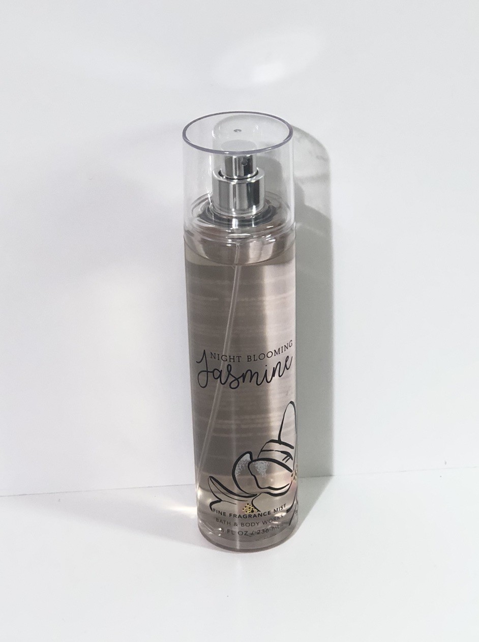 New Bath & Body Works Night Blooming Jasmine Body Mist Spray 8 oz Discontinued New Bath & Body Works Night Blooming Jasmine Body Mist Spray 8 oz Discontinued