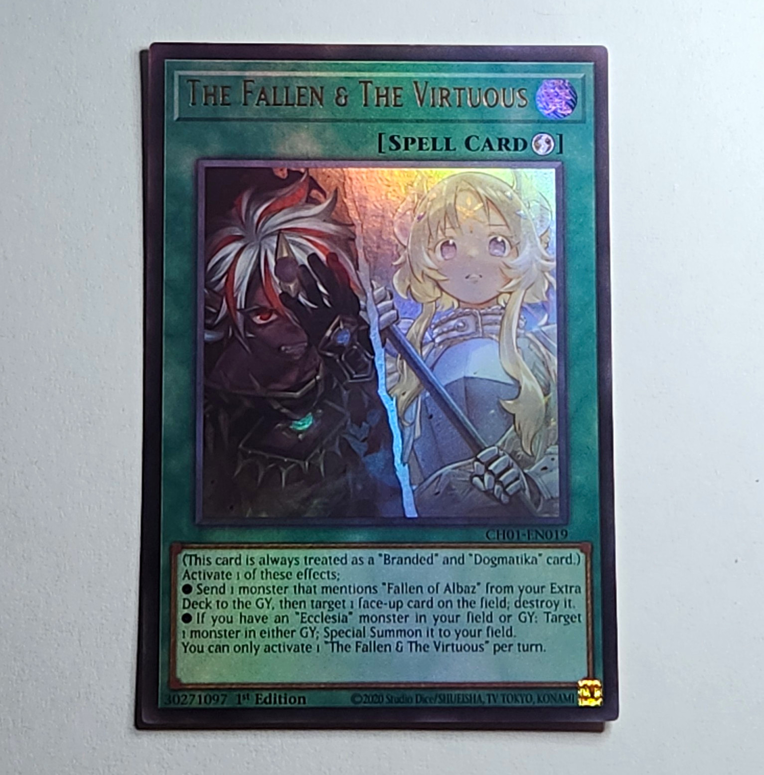 The Fallen & the Virtuous (CH01-EN019) The Chronicles Deck: The Fallen & the V.