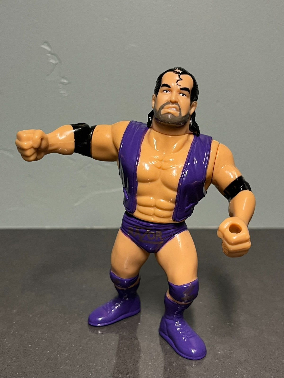 *Great* Hasbro WWF Razor Ramon purple series 10 Scott Hall *Great* Hasbro WWF Razor Ramon purple series 10 Scott Hall