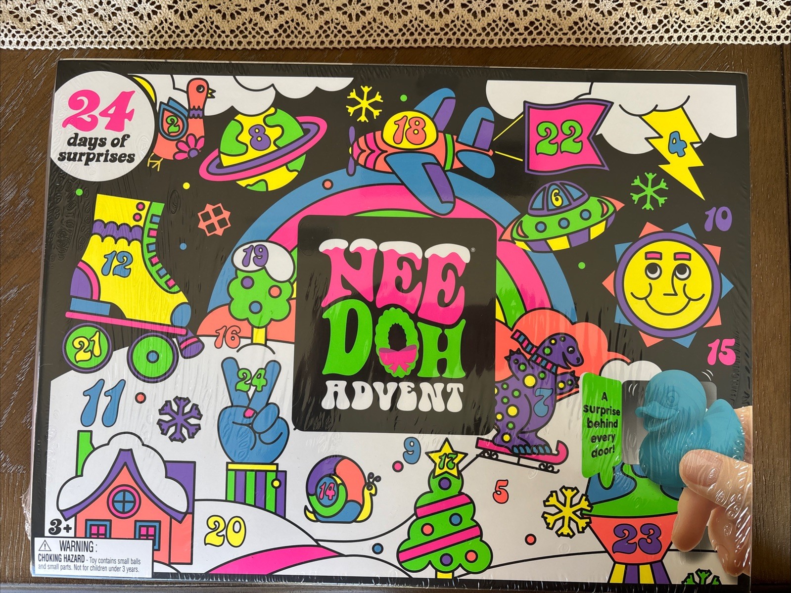 NEW Schylling NeeDoh 2026 Advent Calendar NIB Authentic (Box Slightly Damaged)