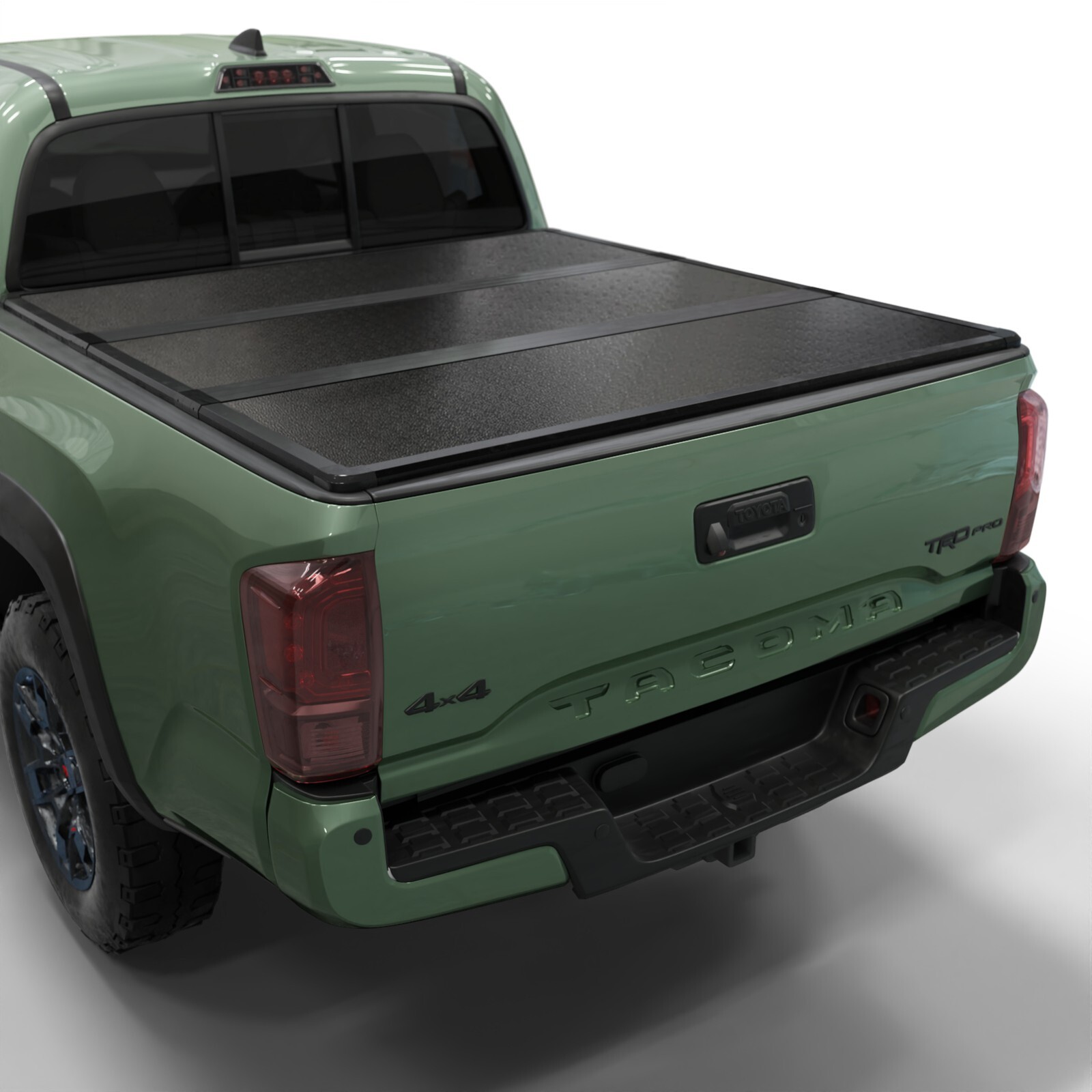 Hard Folding Truck Bed Tonneau Cover |HTF021|Fits 16-26 Toyota Tacoma 5' 1