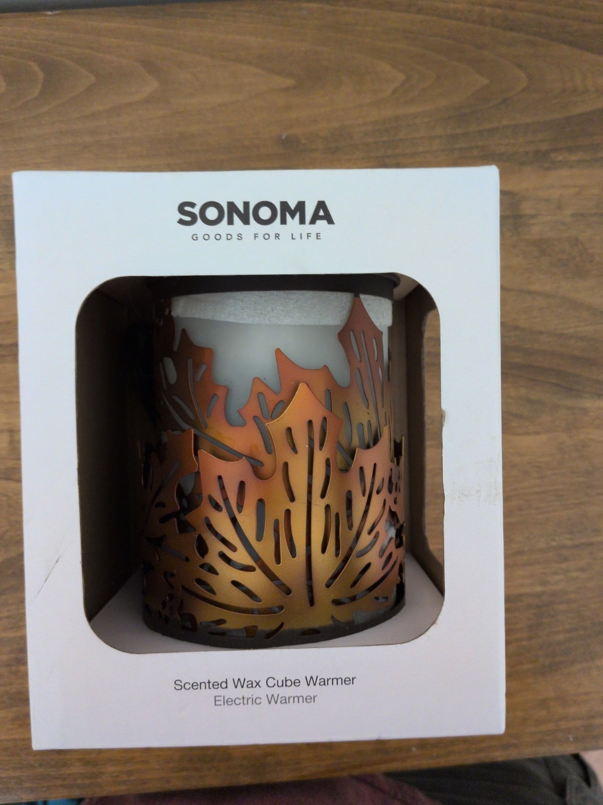 Fall SONOMA SCENTED WAX CUBE WARMER New In Box Fall SONOMA SCENTED WAX CUBE WARMER New In Box