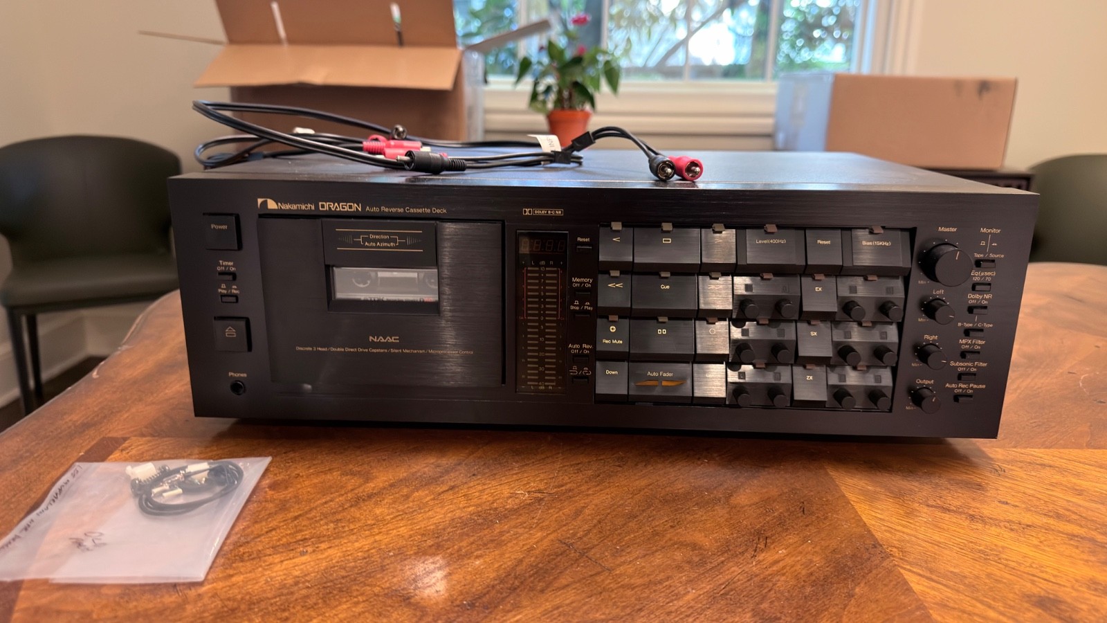 Nakamichi Dragon 3-Head Cassette Deck Near Mint Willy Hermann Rebuilt