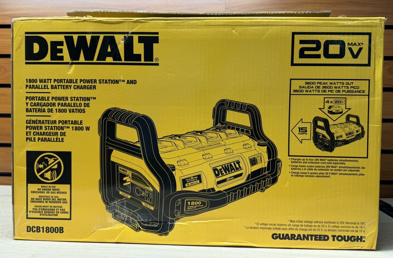 DeWALT  20V 1800 Watt Portable Power Station & Parallel Battery Charger DCB1800B