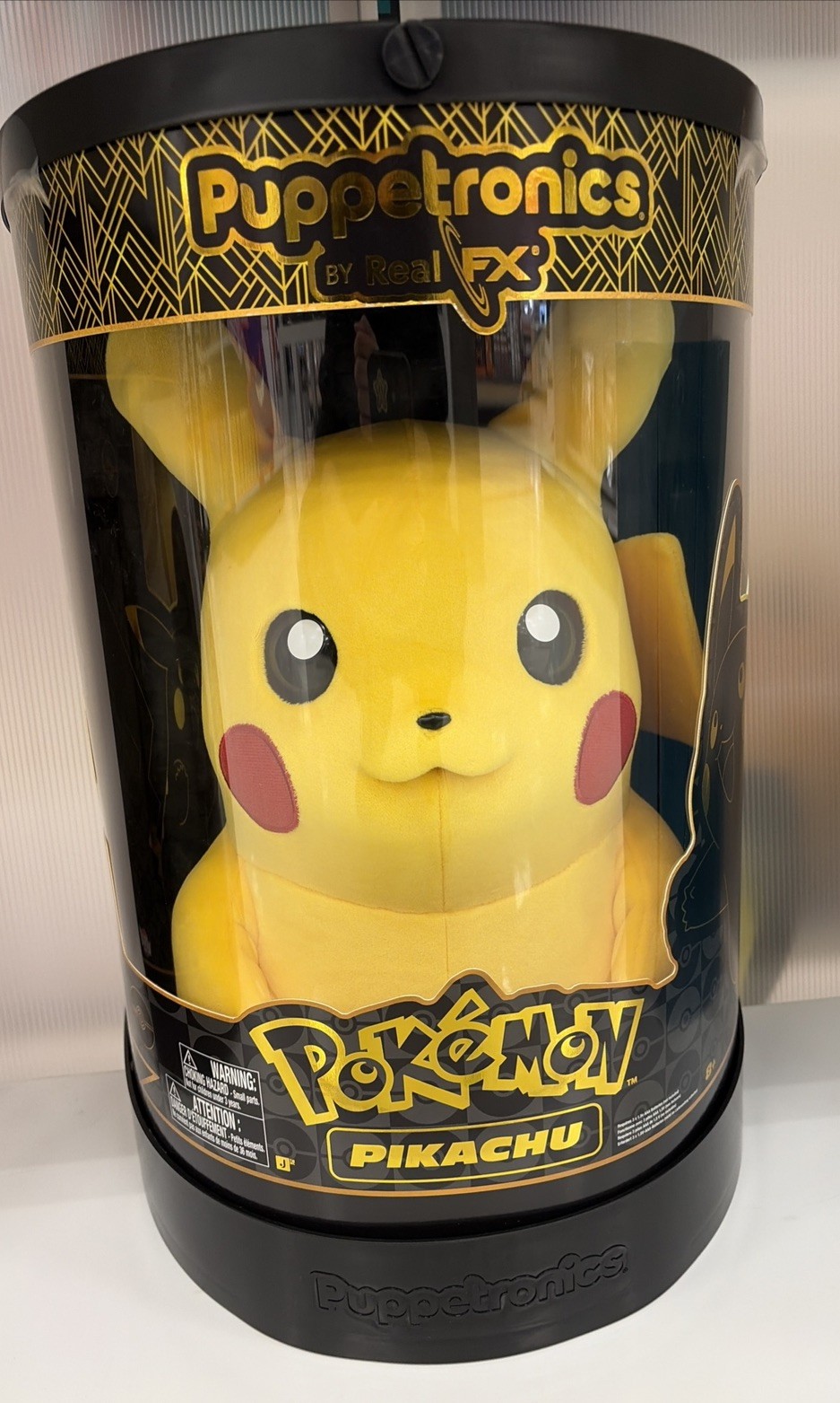 Pokemon Center UK First Edition Pikachu Puppetronic RealFX Sealed COA 2026 Pokemon Center UK First Edition Pikachu Puppetronic RealFX Sealed COA 2026
