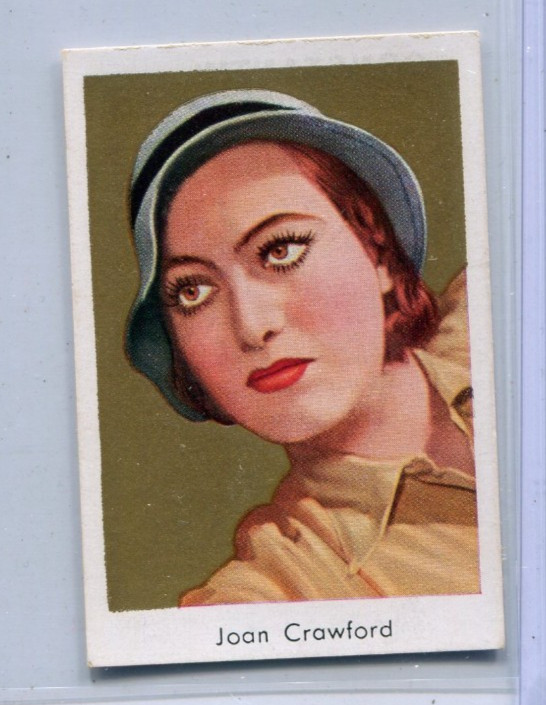 1933 CONSTANTIN GOLDFILM GERMAN TOBACCO CARD SERIES 2 #281 JOAN CRAWFORD
