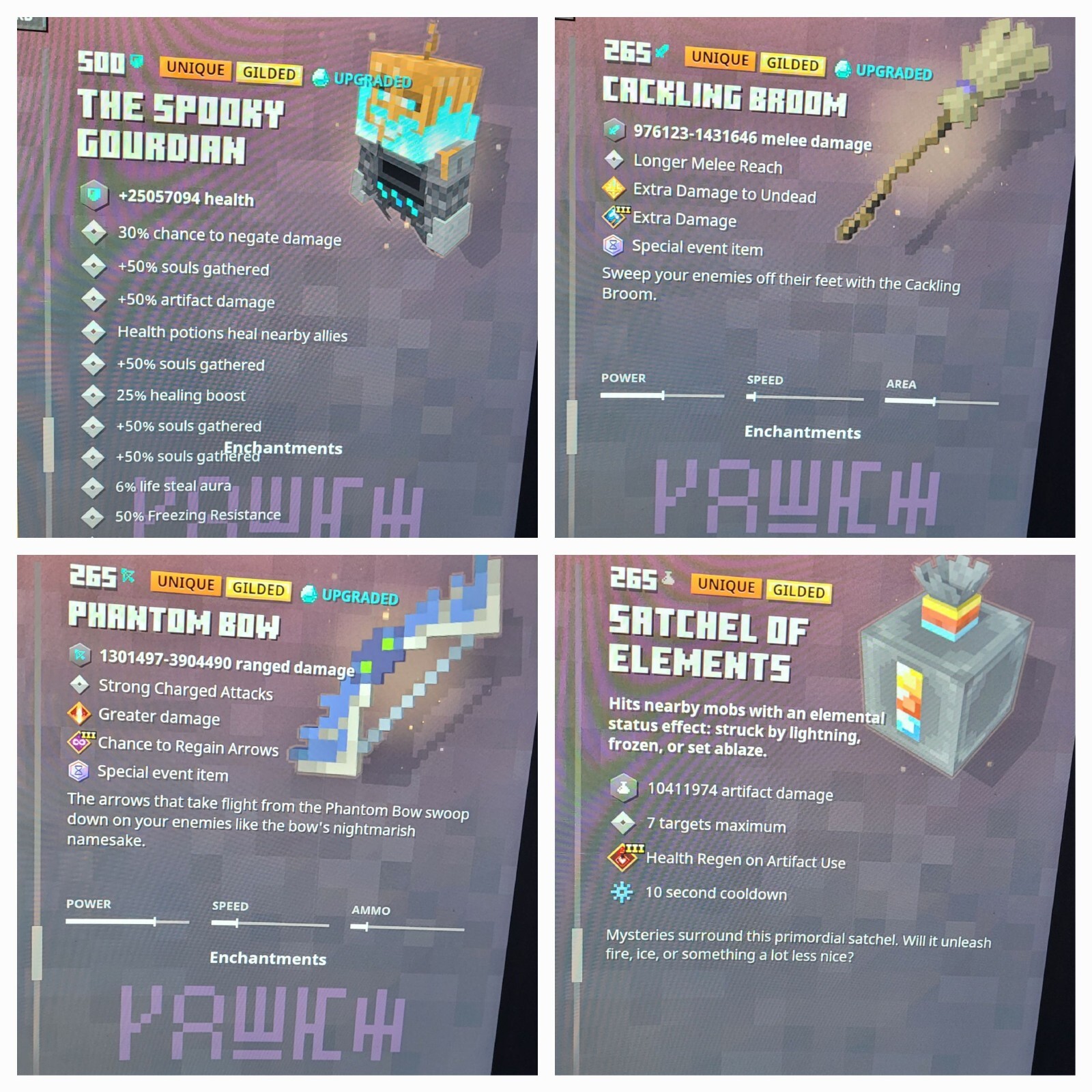 Minecraft Dungeons - Armor Unique Gilded Perfect Xbox/PS4/Switch/PC Minecraft Dungeons - Armor Unique Gilded Perfect Xbox/PS4/Switch/PC