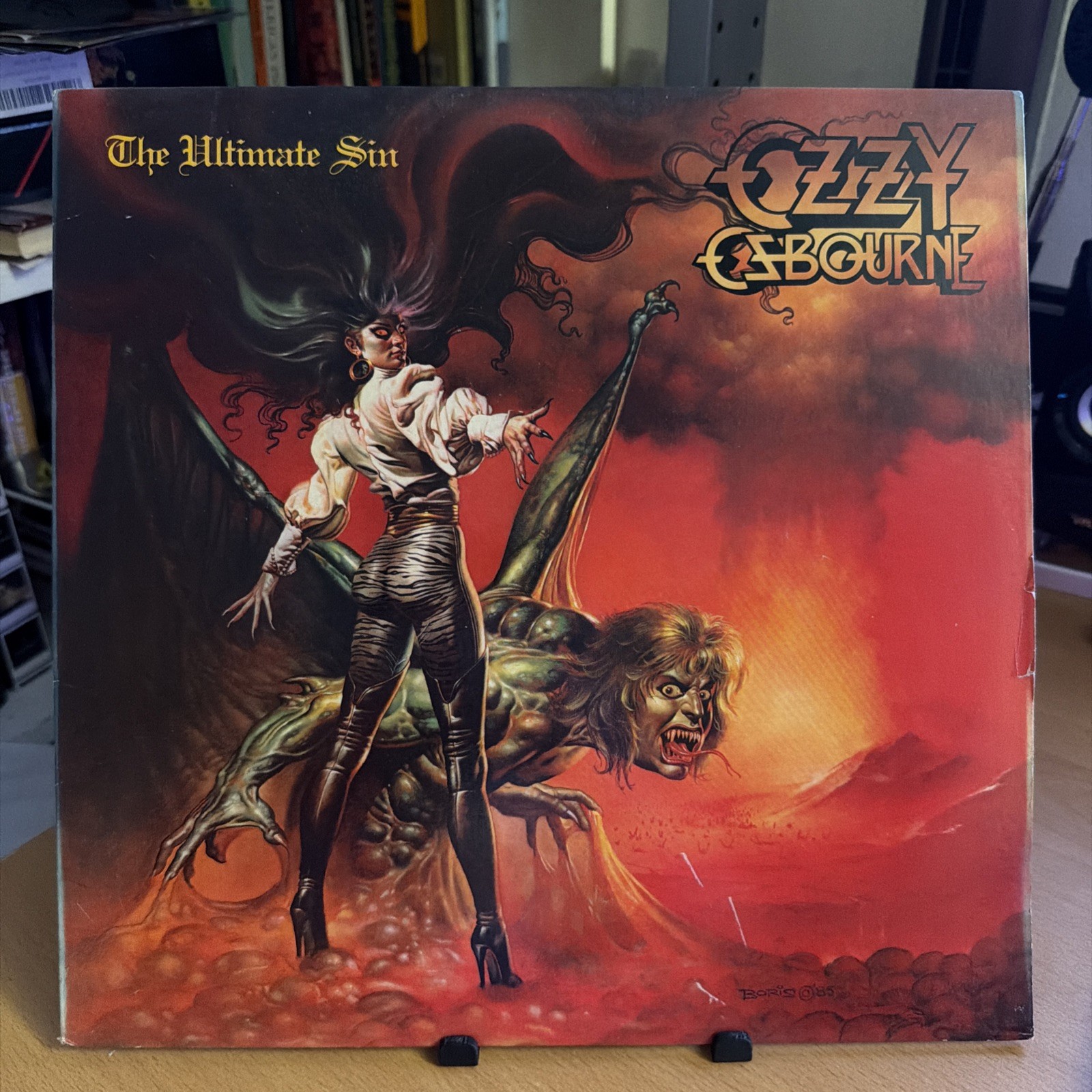 OZZY OSBOURNE LP VINYL THE ULTIMATE SIN (1986) OZ 40026 OZZY OSBOURNE LP VINYL THE ULTIMATE SIN (1986) OZ 40026