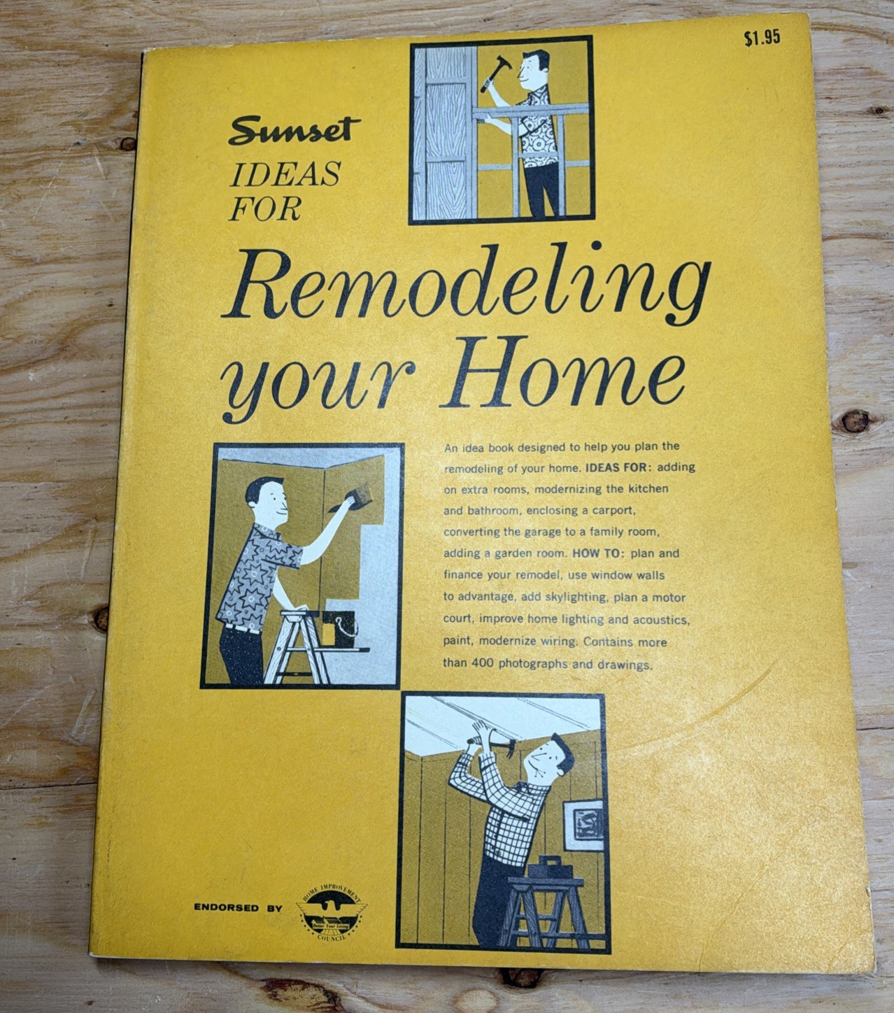 SUNSET Book Ideas for “REMODELING YOUR HOME” Mid Century Modern 1st Ed Paperback