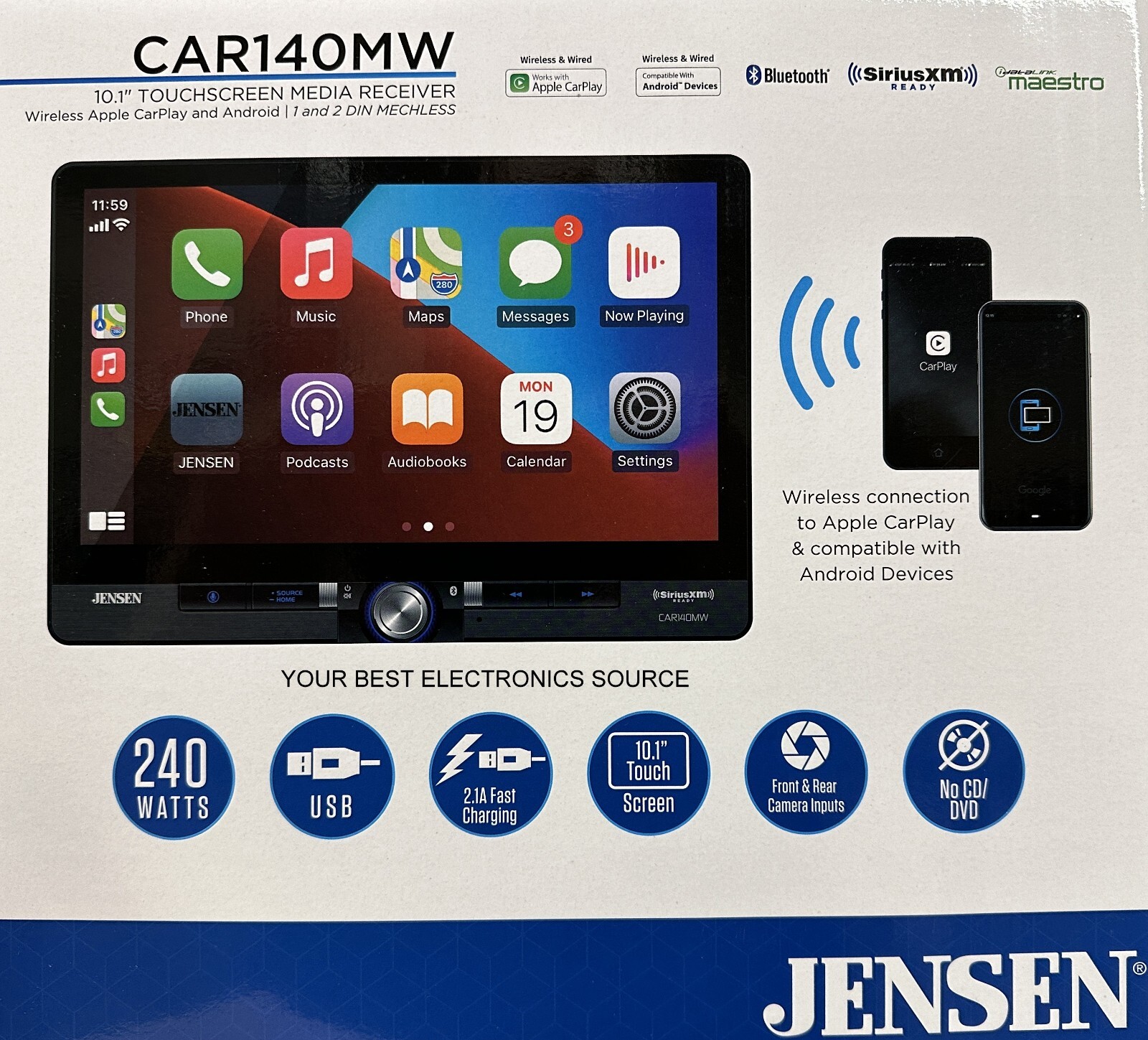 NEW Jensen CAR140MW 10\ NEW Jensen CAR140MW 10\