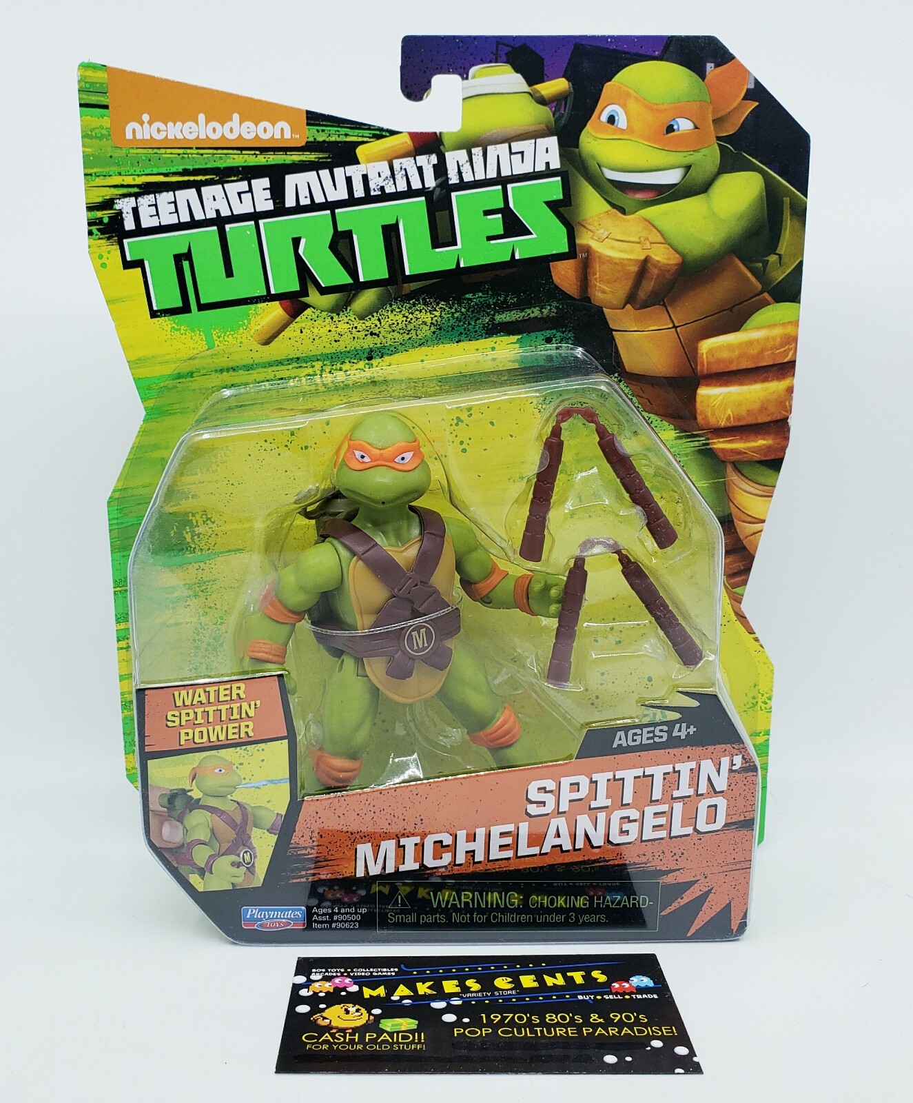 Spittin Michelangelo 2016 Nickelodeon Teenage Mutant Ninja Turtles TMNT - NEW