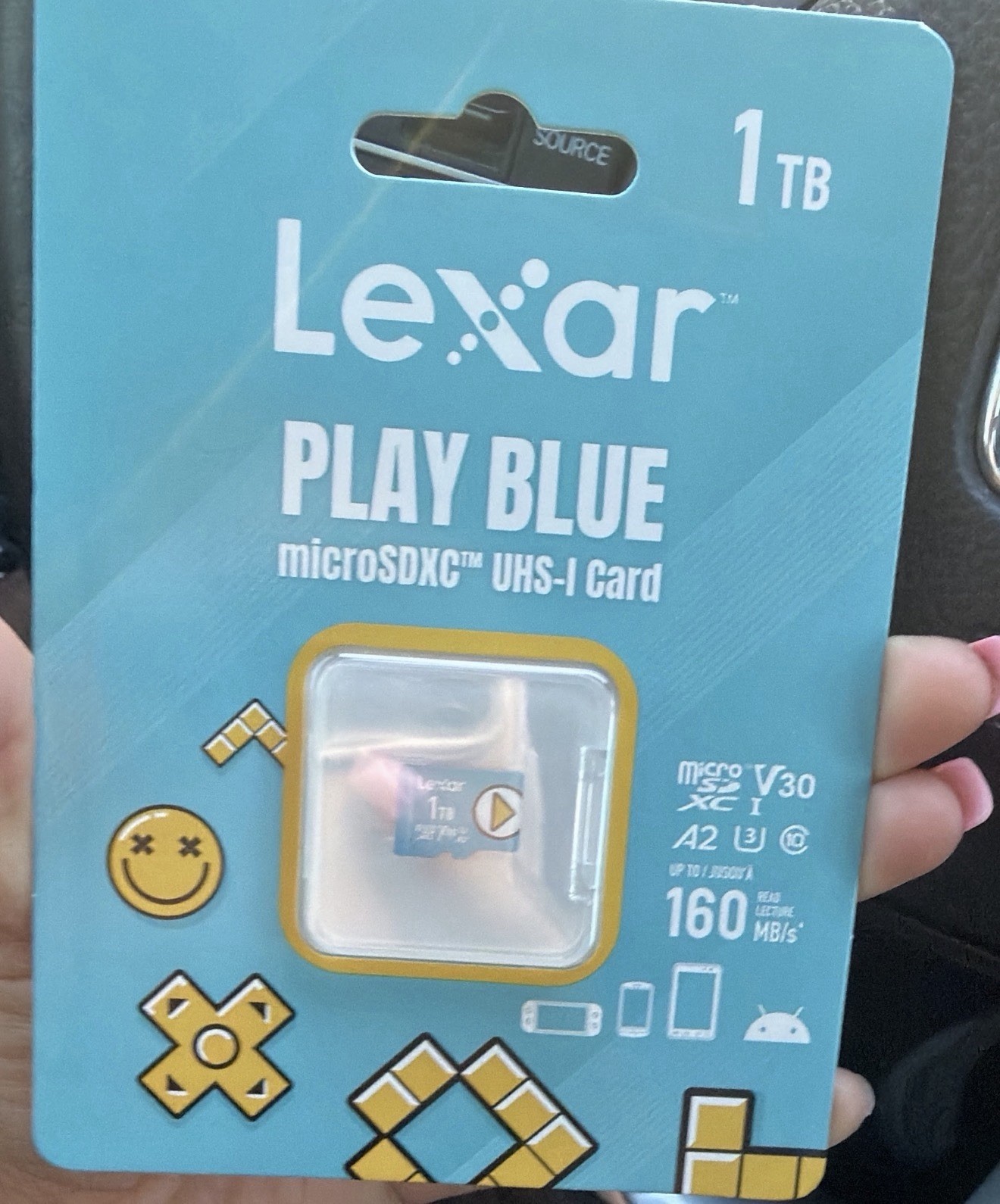 Lexar PLAY Blue 1TB microSDXC UHS-I Card V30 A2 Class 3 High Speed