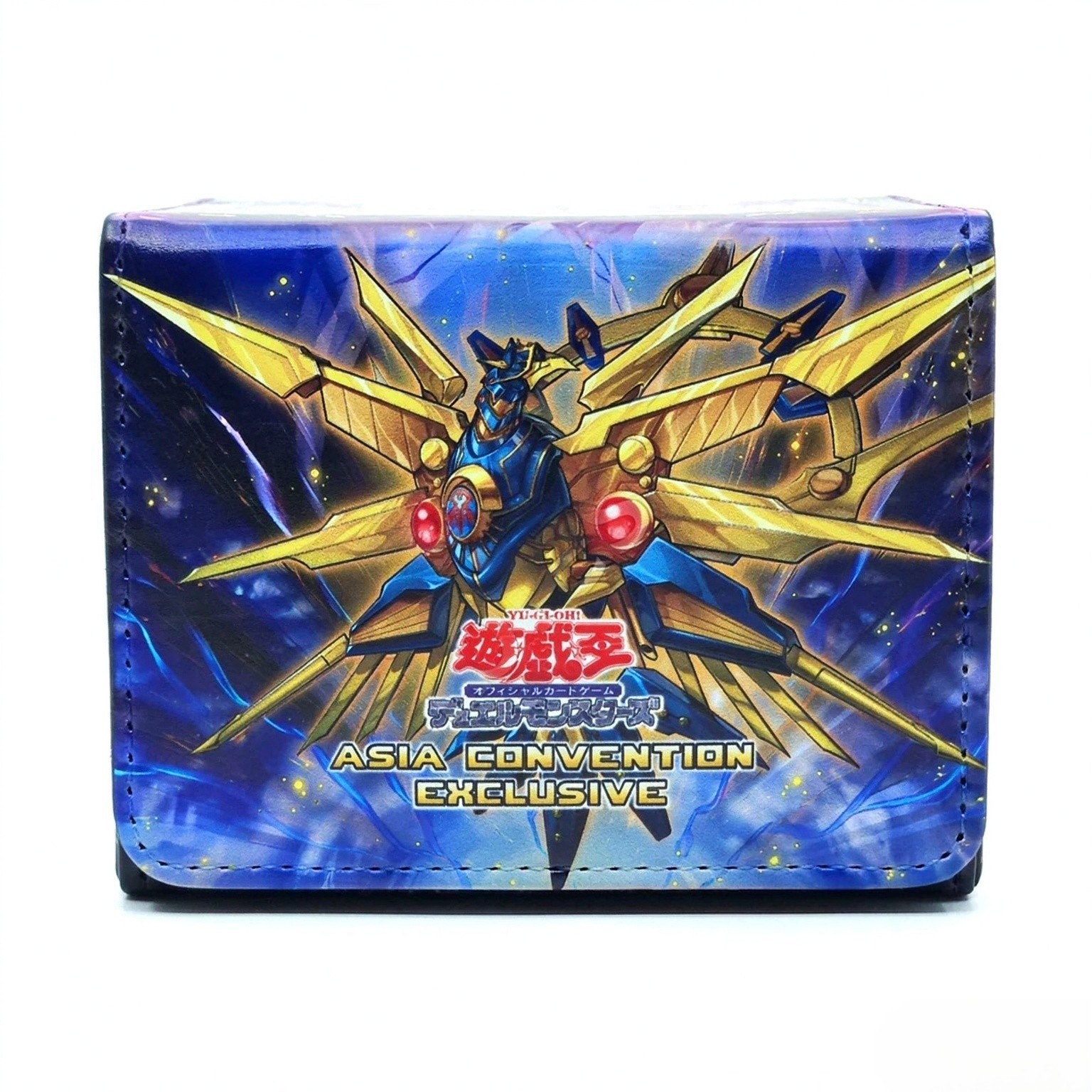 Raidraptor Deck Box w/ Dividers 100+ Leather Magnetic for YuGiOh Raidraptor Deck Box w/ Dividers 100+ Leather Magnetic for YuGiOh