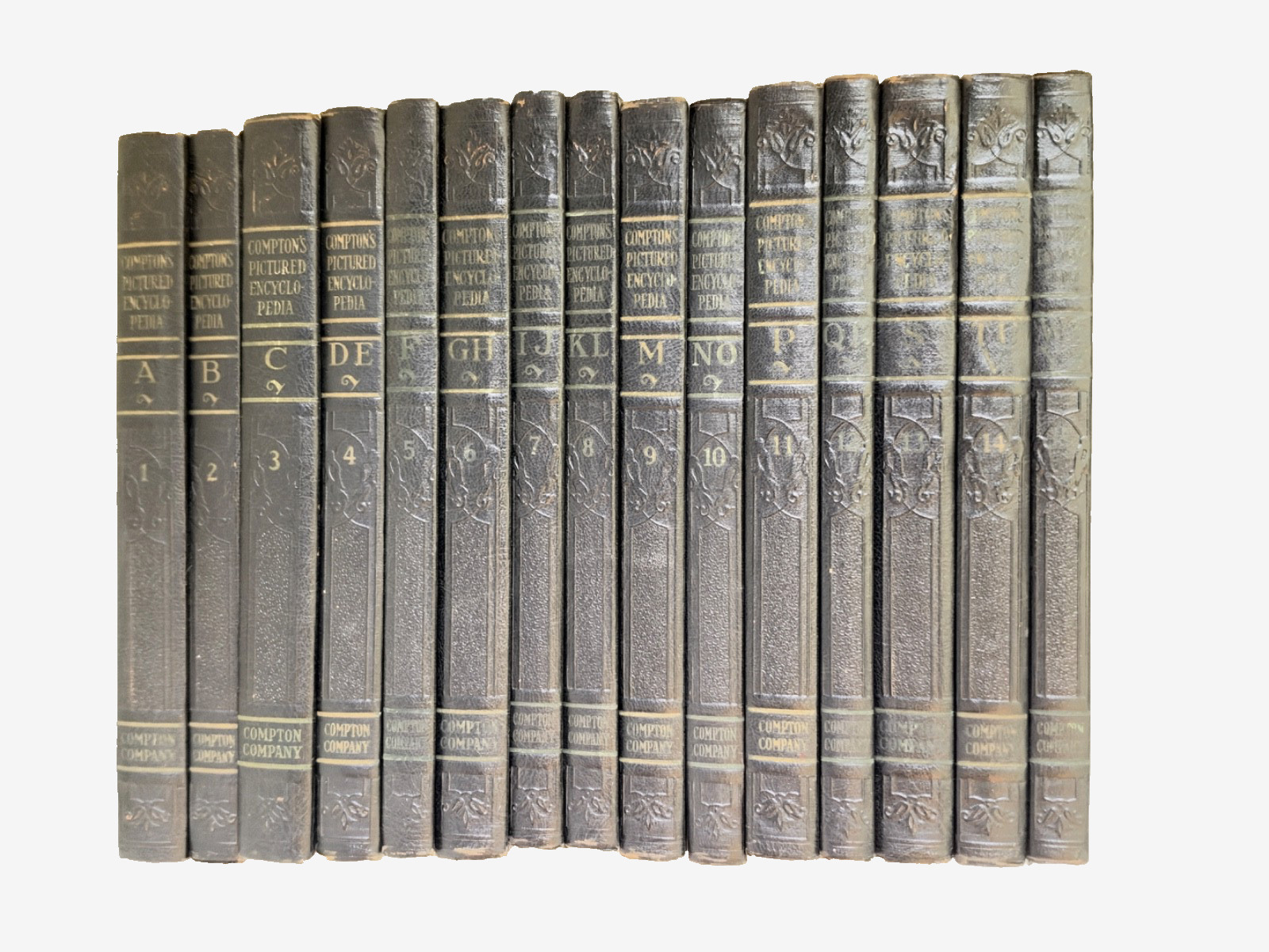 Compton\'s Pictured Encyclopedia 15 Volumes by F. E. Compton & Co