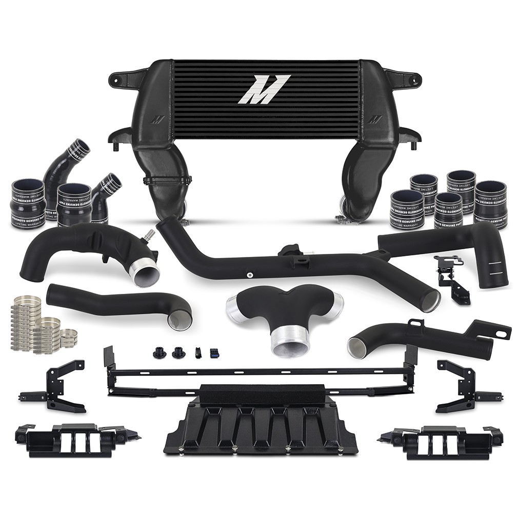 Mishimoto High-mount Intercooler Kit, Fits 2021+ Ford Bronco 2.7L, Black