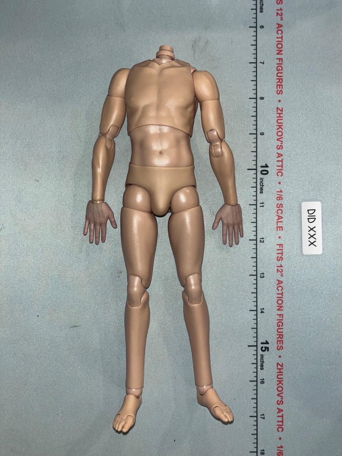 1/6 Scale WWII German Nude Male Figure Body - GD Infantry Mortarman – Bruno DID