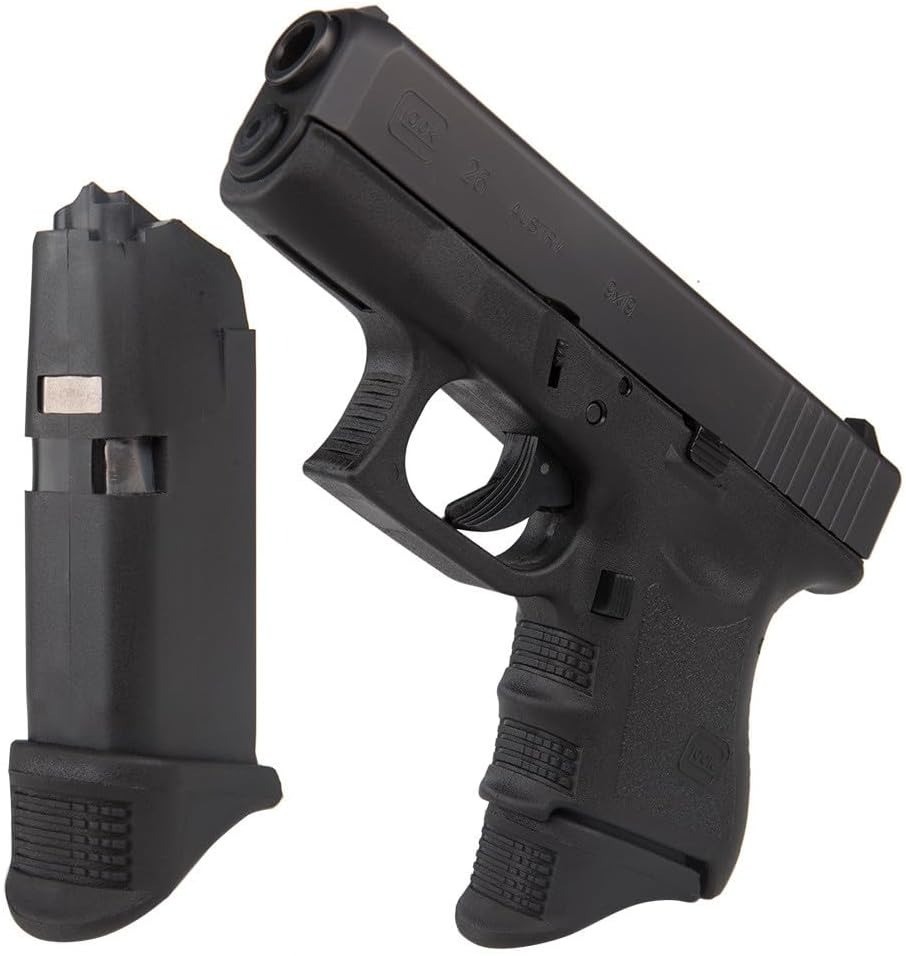 Safety Solution Grip Extension Fits GLOCK model 26/27/33/39 (Pack of 2 /GLOCK)